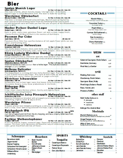 Reichenbach Hall Menu - Image 2